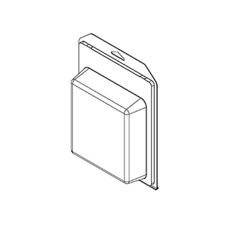 Visipak Thermoform-CLAMSHELL-#753-9.500-7.250-5.875-5.250-1.563-0.020-CLEAR, 225PK 753TF